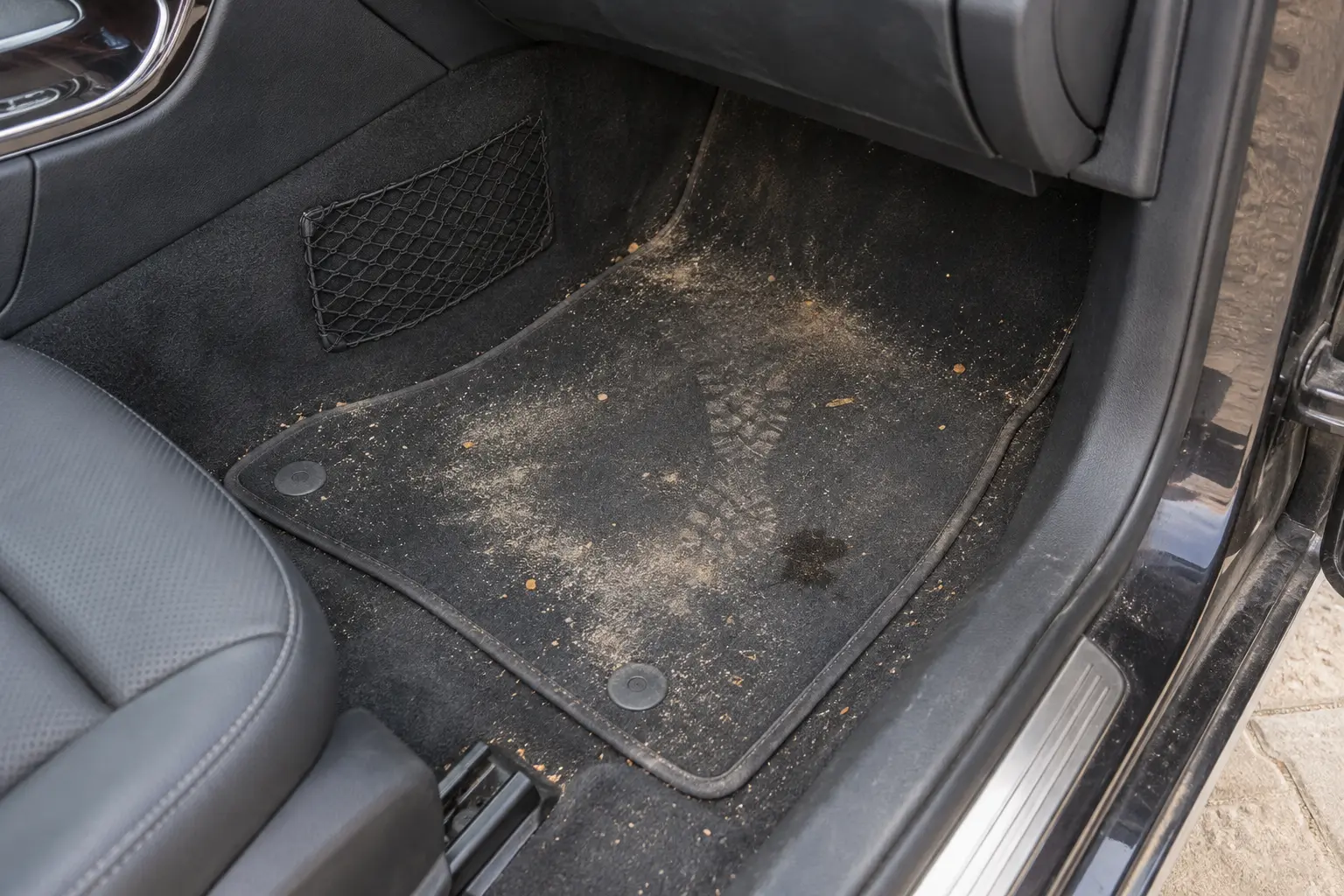 Carpet & Mat Cleaning — Before