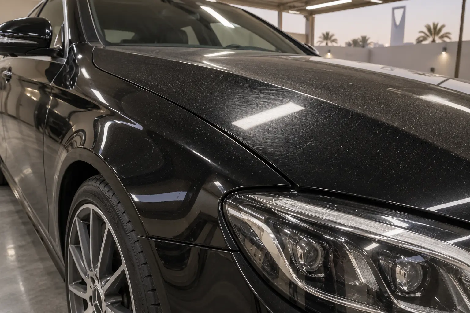 Polishing & Paint Care — Before