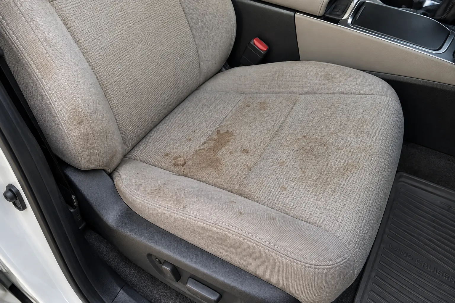 Seat Cleaning — Before